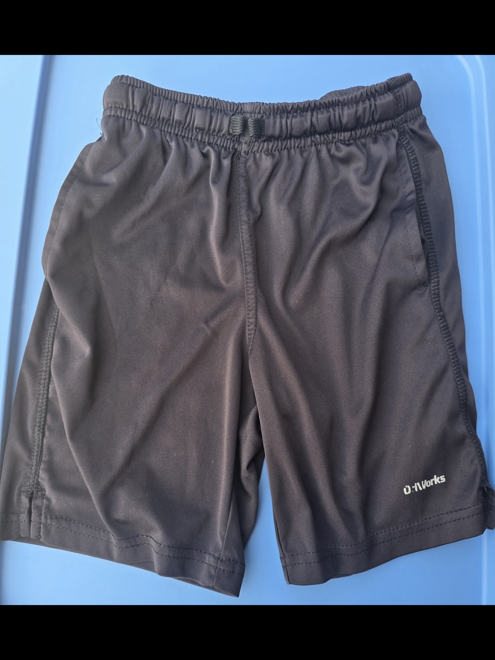 Athletic Works Black Boys Performance Shorts